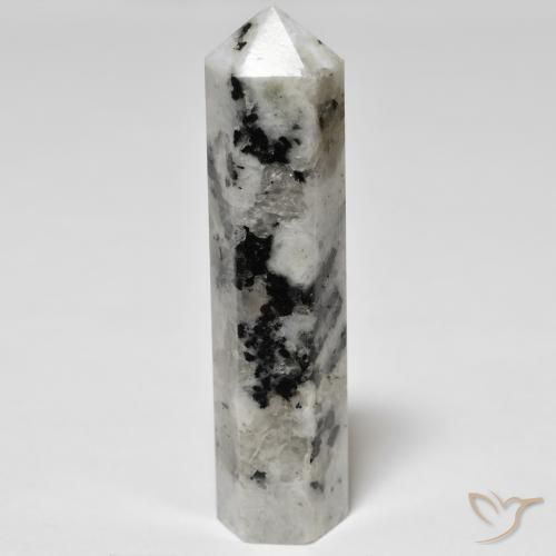 36.67ct Naturale Multicolore Pietra di luna arcobaleno, Taglio a fantasia, Opaco
