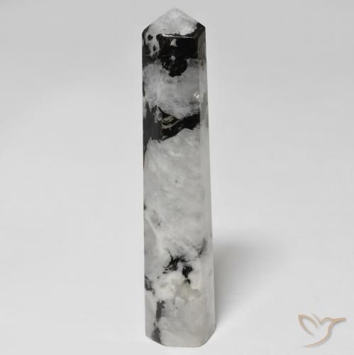 29.54ct Naturale Multicolore Pietra di luna arcobaleno, Taglio a fantasia, Opaco