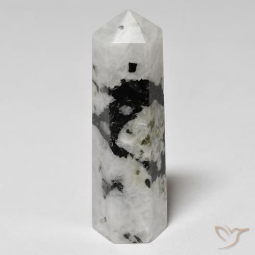 40.48ct Naturale Multicolore Pietra di luna arcobaleno, Taglio a fantasia, Opaco
