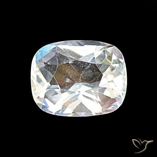 1.69ct Multicolore Bianco Pietra di luna arcobaleno, Cuscino, VVS