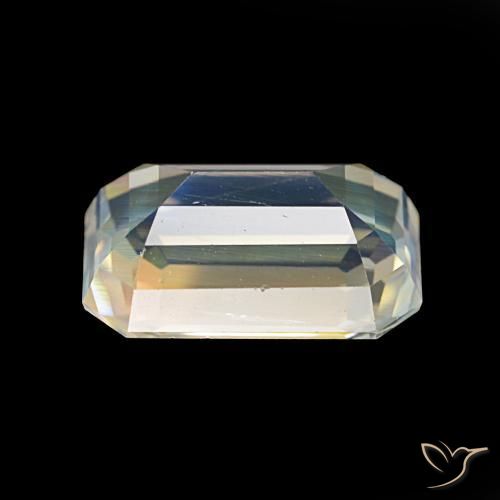 Pietra di luna arcobaleno Multicolore Bianco naturale da 2.62 ct, Ottagonale / Taglio smeraldo, VVS
