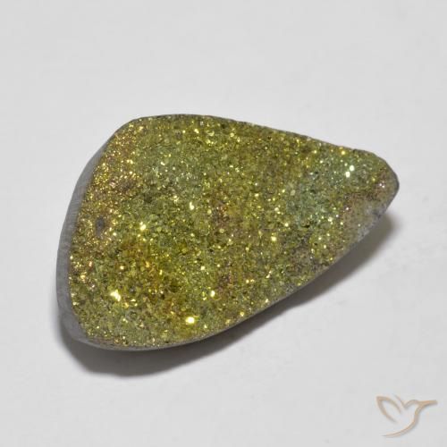 Pirite Arcobaleno Multicolore naturale da 8.62 ct, Taglio a fantasia, Opaco