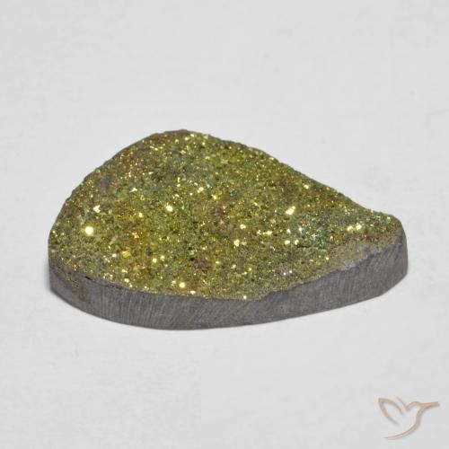 Pirite Arcobaleno Multicolore naturale da 8.62 ct, Taglio a fantasia, Opaco