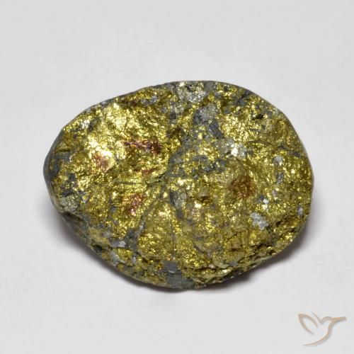Pirite Arcobaleno Multicolore naturale da 19.31 ct, Taglio a fantasia, Opaco