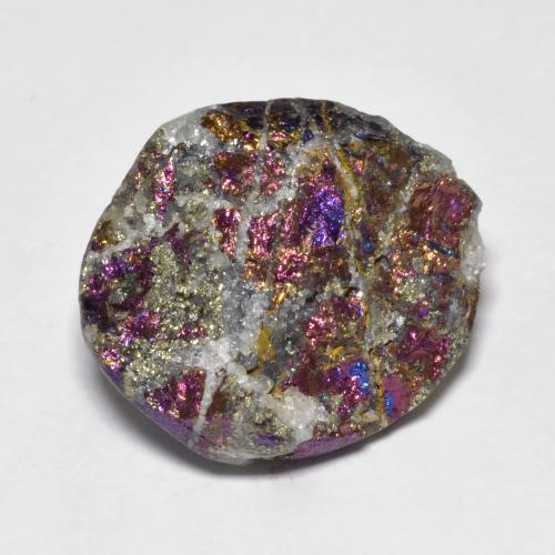 Pirite arcobaleno Multicolore naturale da 14.82 ct, Forma fantasia, Opaco