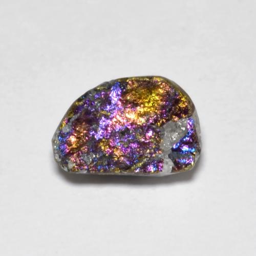 Pirite arcobaleno Multicolore naturale da 1.94 ct, Forma fantasia, Opaco