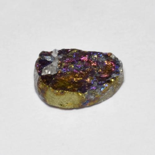 Pirite arcobaleno Multicolore naturale da 1.94 ct, Forma fantasia, Opaco