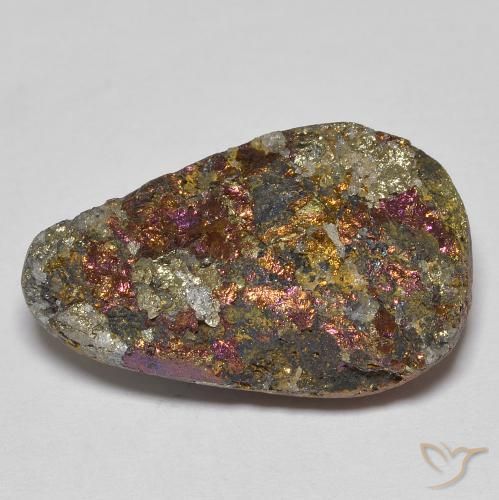 Pirite arcobaleno Multicolore naturale da 23.43 ct, Forma fantasia, Opaco