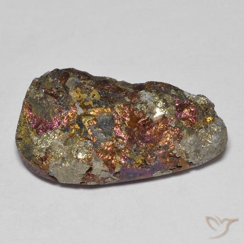 Pirite arcobaleno Multicolore naturale da 23.43 ct, Forma fantasia, Opaco