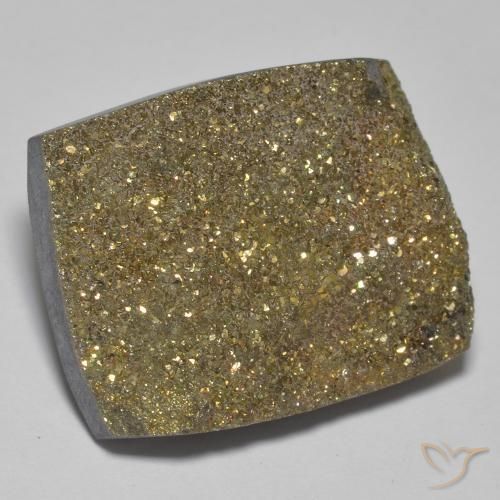 Pirite Arcobaleno Multicolore naturale da 22.50 ct, Taglio a baguette, Opaco
