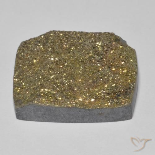 Pirite Arcobaleno Multicolore naturale da 22.50 ct, Taglio a baguette, Opaco