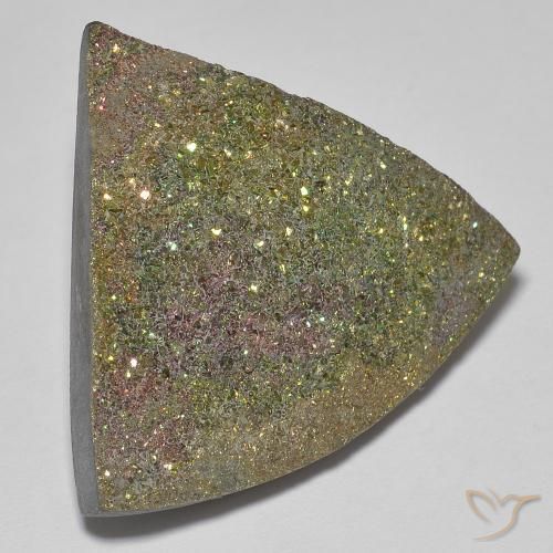 Pirite Arcobaleno Multicolore naturale da 19.03 ct, Taglio trillion, Opaco