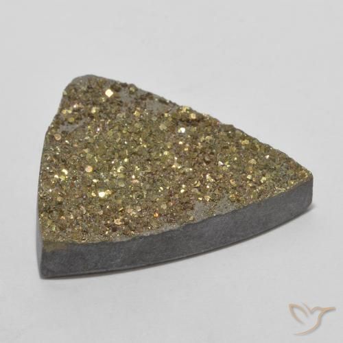 Pirite Arcobaleno Multicolore naturale da 14.30 ct, Taglio trillion, Opaco