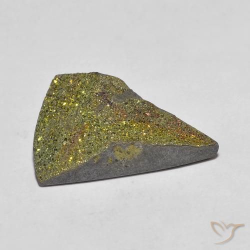 Pirite Arcobaleno Multicolore naturale da 5.95 ct, Taglio trillion, Opaco