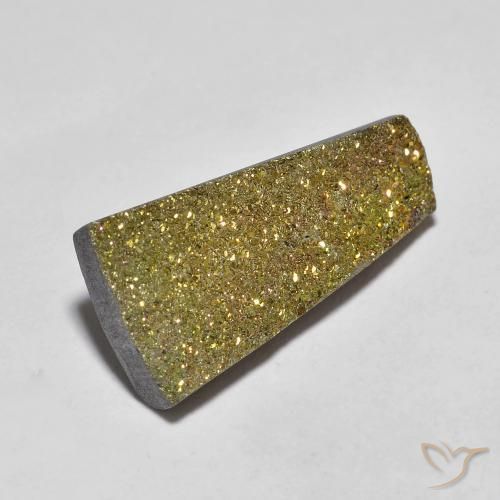 Pirite Arcobaleno Multicolore naturale da 7.04 ct, Taglio a fantasia, Opaco