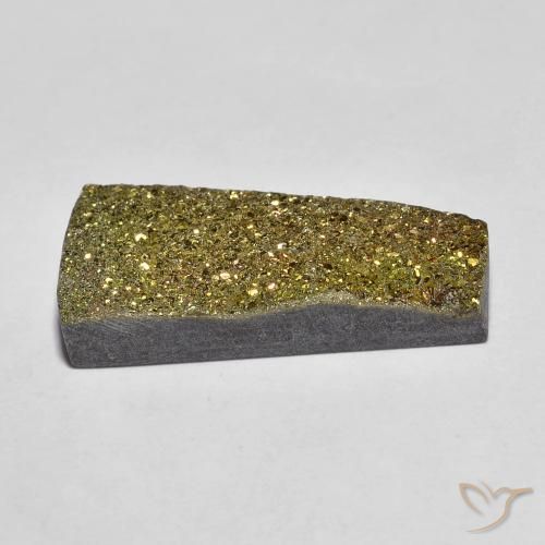 Pirite Arcobaleno Multicolore naturale da 7.04 ct, Taglio a fantasia, Opaco