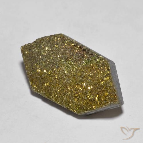 Pirite arcobaleno Multicolore naturale da 10.90 ct, Forma fantasia, Opaco