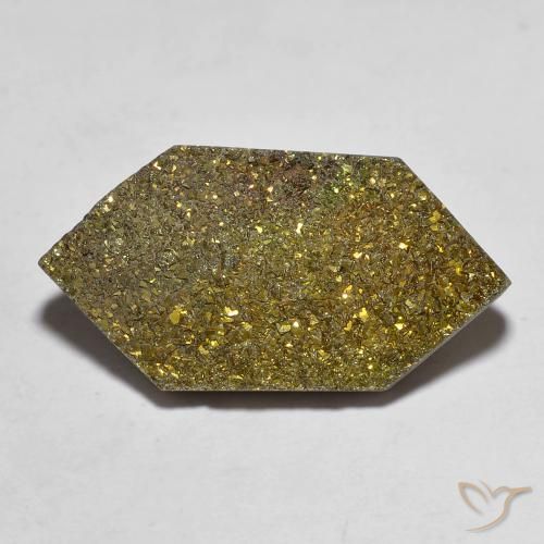 Pirite arcobaleno Multicolore naturale da 10.90 ct, Forma fantasia, Opaco