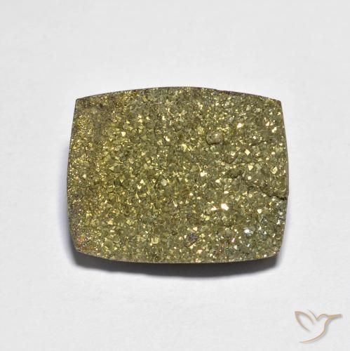 Pirite Arcobaleno Multicolore naturale da 12.20 ct, Taglio a baguette, Opaco