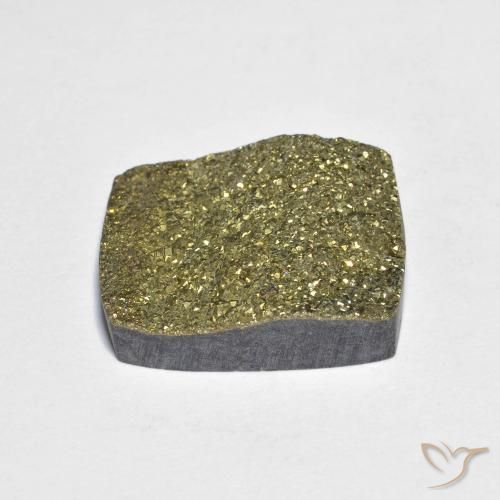 Pirite Arcobaleno Multicolore naturale da 12.20 ct, Taglio a baguette, Opaco