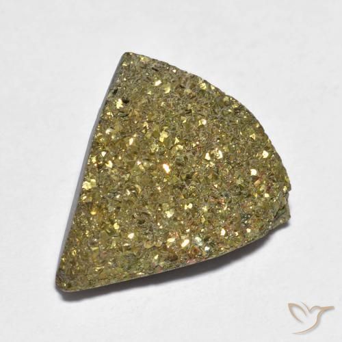 Pirite Arcobaleno Multicolore naturale da 8.41 ct, Taglio trillion, Opaco