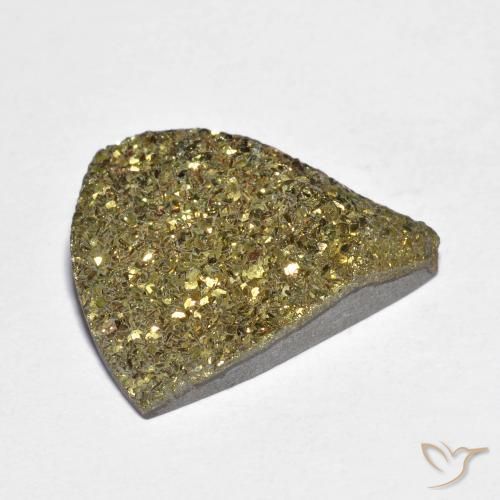 Pirite Arcobaleno Multicolore naturale da 8.41 ct, Taglio trillion, Opaco