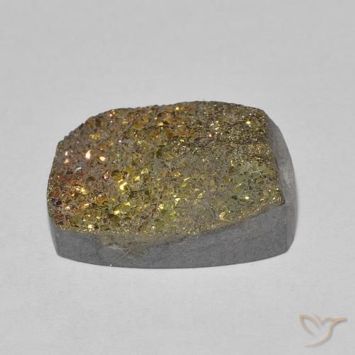 Pirite Arcobaleno Multicolore naturale da 8.00 ct, Cuscino, Opaco