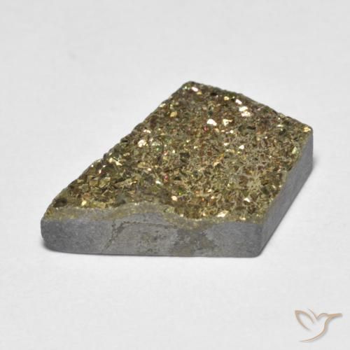 Pirite Arcobaleno Multicolore naturale da 5.72 ct, Taglio a fantasia, Opaco
