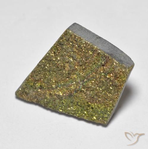 8.01ct Naturale Multicolore Pirite Arcobaleno, Taglio a fantasia, Opaco