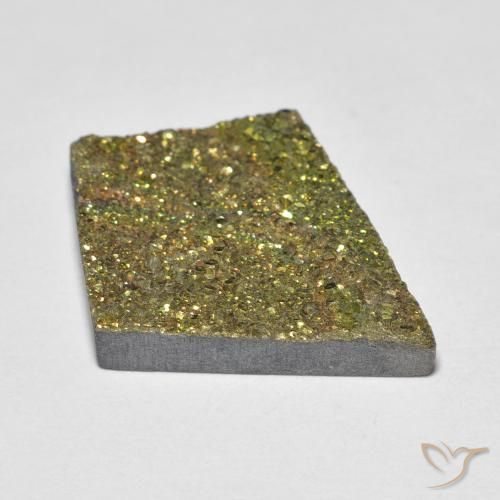 Pirite Arcobaleno Multicolore naturale da 8.01 ct, Taglio a fantasia, Opaco