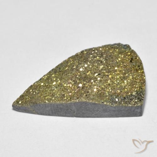 Pirite Arcobaleno Multicolore naturale da 11.05 ct, Taglio trillion, Opaco