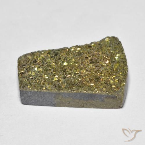 Pirite Arcobaleno Multicolore naturale da 10.63 ct, Taglio a fantasia, Opaco