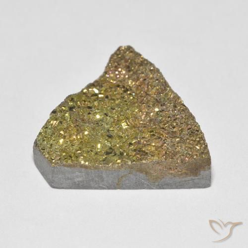 Pirite Arcobaleno Multicolore naturale da 10.04 ct, Taglio a fantasia, Opaco