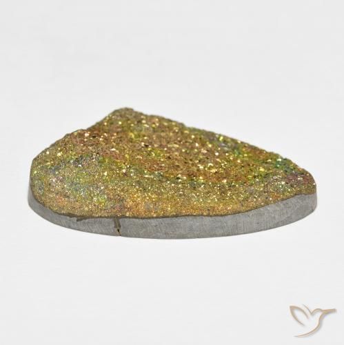 Pirite Arcobaleno Multicolore naturale da 36.25 ct, Taglio a fantasia, Opaco