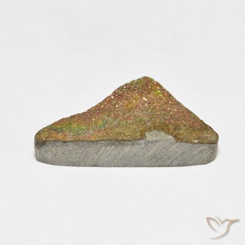 Pirite Arcobaleno Multicolore naturale da 10.28 ct, Taglio a fantasia, Opaco