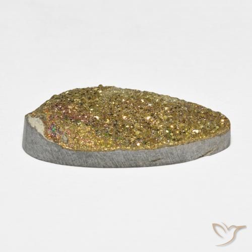 Pirite Arcobaleno Multicolore naturale da 16.56 ct, Taglio a fantasia, Opaco