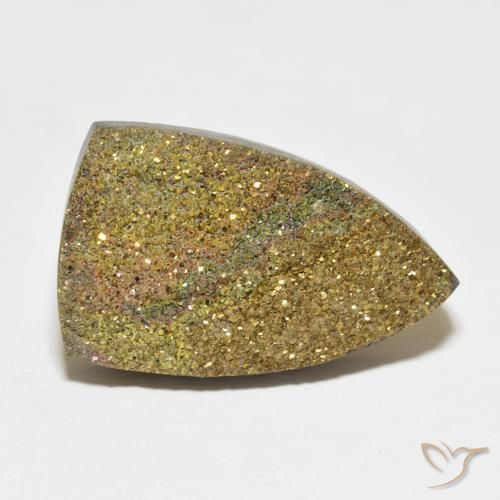 Pirite Arcobaleno Multicolore naturale da 22.45 ct, Taglio a fantasia, Opaco