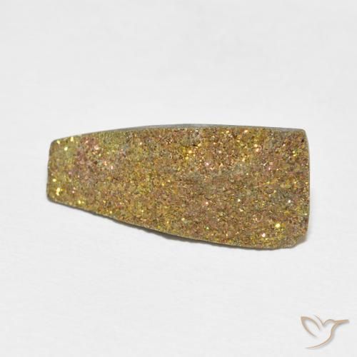 Pirite Arcobaleno Multicolore naturale da 5.20 ct, Taglio a fantasia, Opaco