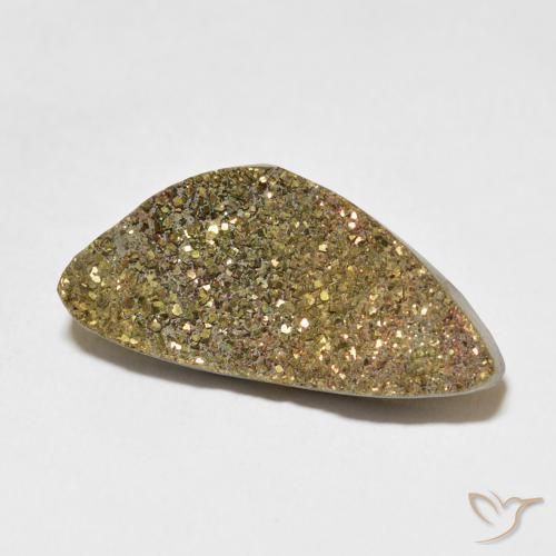 Pirite Arcobaleno Multicolore naturale da 11.67 ct, Taglio a fantasia, Opaco