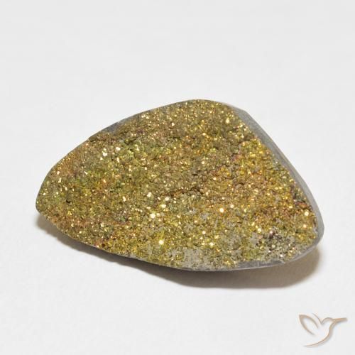Pirite Arcobaleno Multicolore naturale da 13.08 ct, Taglio a fantasia, Opaco