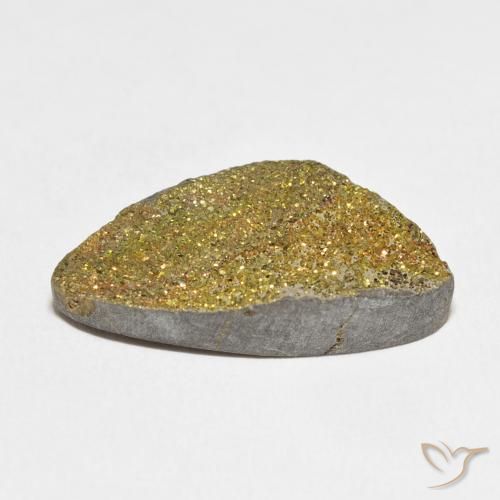 Pirite Arcobaleno Multicolore naturale da 13.08 ct, Taglio a fantasia, Opaco