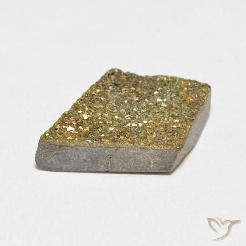 Pirite Arcobaleno Multicolore naturale da 6.51 ct, Taglio a fantasia, Opaco