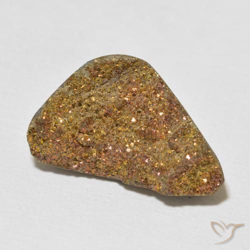 Pirite Arcobaleno Multicolore naturale da 11.55 ct, Taglio a fantasia, Opaco