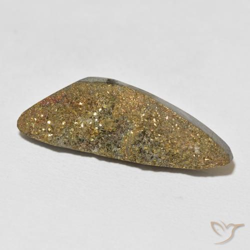Pirite Arcobaleno Multicolore naturale da 20.49 ct, Taglio a fantasia, Opaco