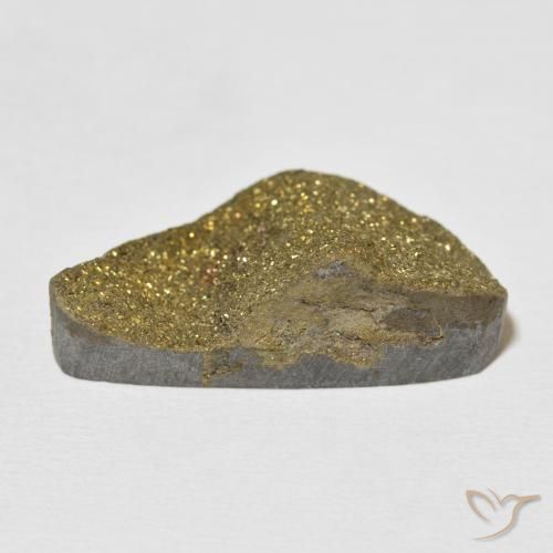 Pirite Arcobaleno Multicolore naturale da 24.82 ct, Taglio a fantasia, Opaco