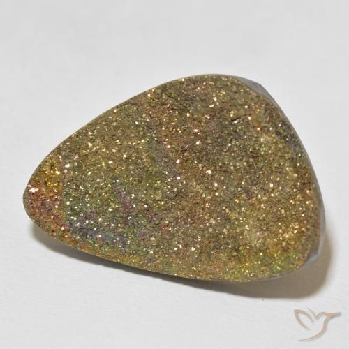 Pirite Arcobaleno Multicolore naturale da 24.80 ct, Taglio a fantasia, Opaco