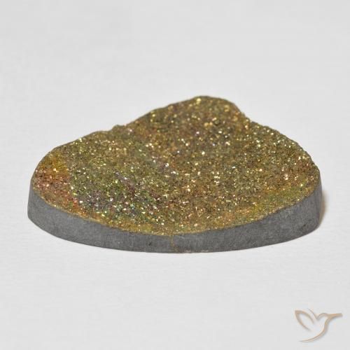 Pirite Arcobaleno Multicolore naturale da 24.80 ct, Taglio a fantasia, Opaco