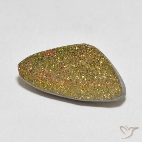 Pirite Arcobaleno Multicolore naturale da 7.15 ct, Taglio a fantasia, Opaco
