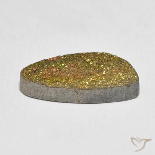 Pirite Arcobaleno Multicolore naturale da 7.15 ct, Taglio a fantasia, Opaco