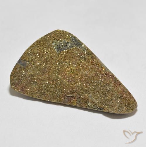 Pirite Arcobaleno Multicolore naturale da 30.17 ct, Taglio a fantasia, Opaco